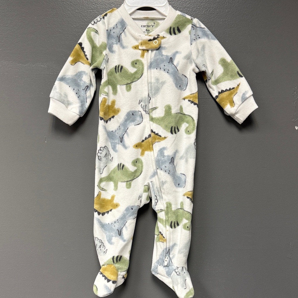 Carter's Dino Adventure Footie - Green, Blue, Yellow
